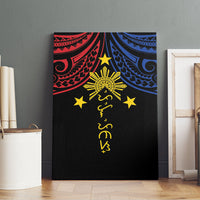 Philippines Heritage Canvas Wall Art Baybayin Philipinas Sun