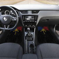 Philippines Heritage Personalized Car Mats Baybayin Philipinas Sun