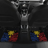 Philippines Heritage Personalized Car Mats Baybayin Philipinas Sun
