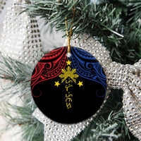 Philippines Heritage Ceramic Ornament Baybayin Philipinas Sun LT7 - Polynesian Pride
