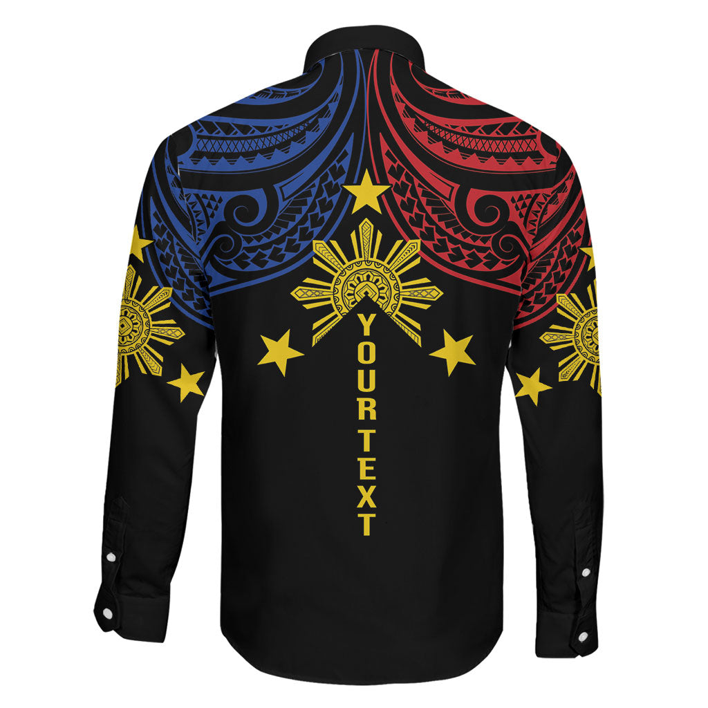Philippines Heritage Personalized Family Matching Mermaid Dress and Hawaiian Shirt Baybayin Philipinas Sun LT7 - Polynesian Pride