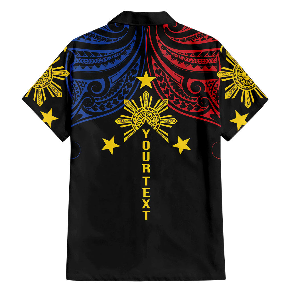 Philippines Heritage Personalized Family Matching Puletasi and Hawaiian Shirt Baybayin Philipinas Sun LT7 - Polynesian Pride