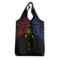 Philippines Heritage Grocery Bag Baybayin Philipinas Sun