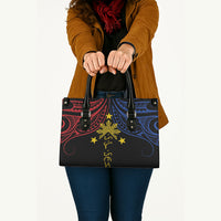 Philippines Heritage Leather Bag Baybayin Philipinas Sun