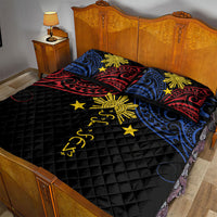 Philippines Heritage Quilt Bed Set Baybayin Philipinas Sun