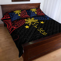 Philippines Heritage Quilt Bed Set Baybayin Philipinas Sun