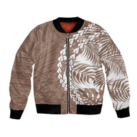 Polynesian Pride Bomber Jacket Polynesia Tribal - Tropical Brown LT7 Unisex Brown - Polynesian Pride