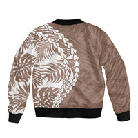 Polynesian Pride Bomber Jacket Polynesia Tribal - Tropical Brown LT7 - Polynesian Pride