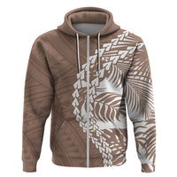 Polynesian Pride Hoodie Polynesia Tribal - Tropical Brown LT7 - Polynesian Pride
