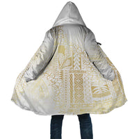 Samoa Lotu Tamaiti Mamanu Siapo Cloak Golden Plumeria - Polynesian Pride