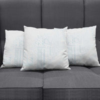 Samoa Lotu Tamaiti Mamanu Siapo Pillow Cover Off White Plumeria LT7 - Polynesian Pride