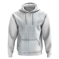 Samoa Lotu Tamaiti Mamanu Siapo Zip Hoodie Off White Plumeria - Polynesian Pride