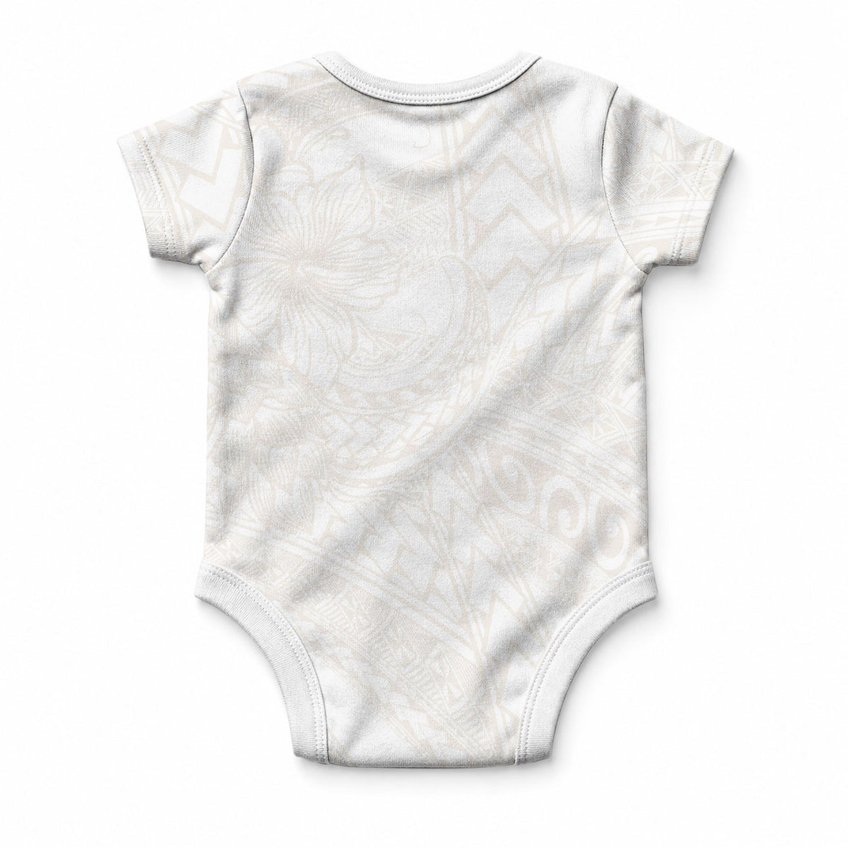 Samoa Lotu Tamaiti Ivory Baby Onesie Teuila Tatau