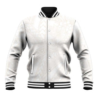 Samoa Lotu Tamaiti Ivory Baseball Jacket Teuila Tatau - Polynesian Pride