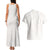 Samoa Lotu Tamaiti Ivory Couples Matching Tank Maxi Dress and Hawaiian Shirt Teuila Tatau - Polynesian Pride
