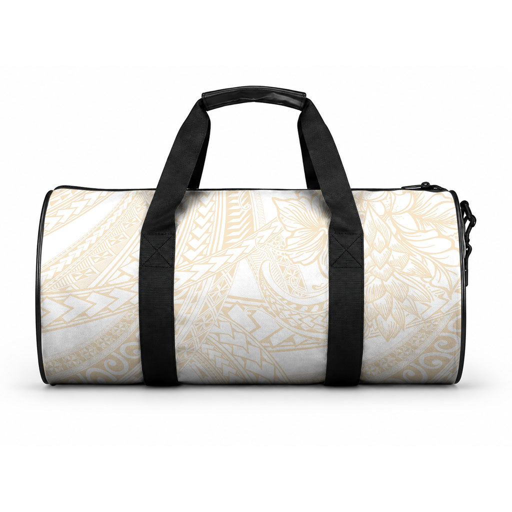 Samoa Lotu Tamaiti Ivory Duffle Bag Teuila Tatau