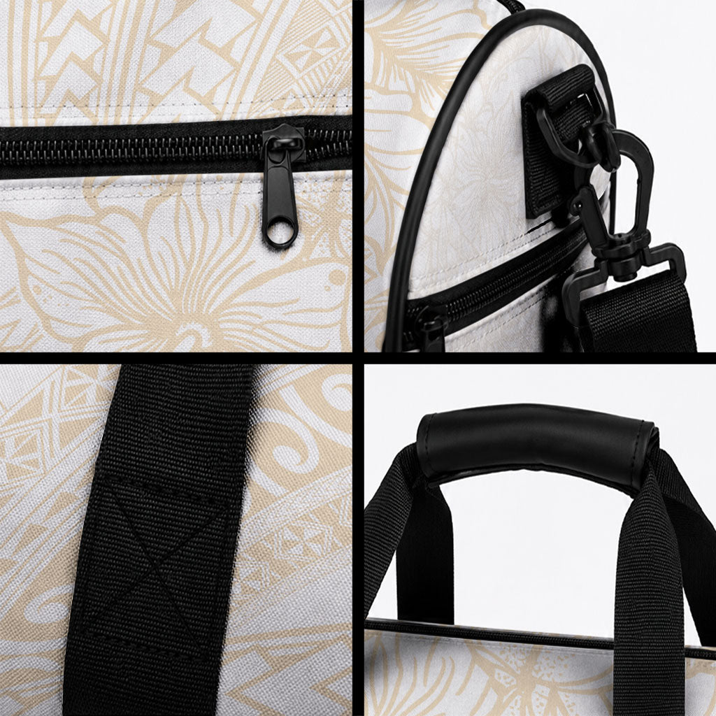 Samoa Lotu Tamaiti Ivory Duffle Bag Teuila Tatau