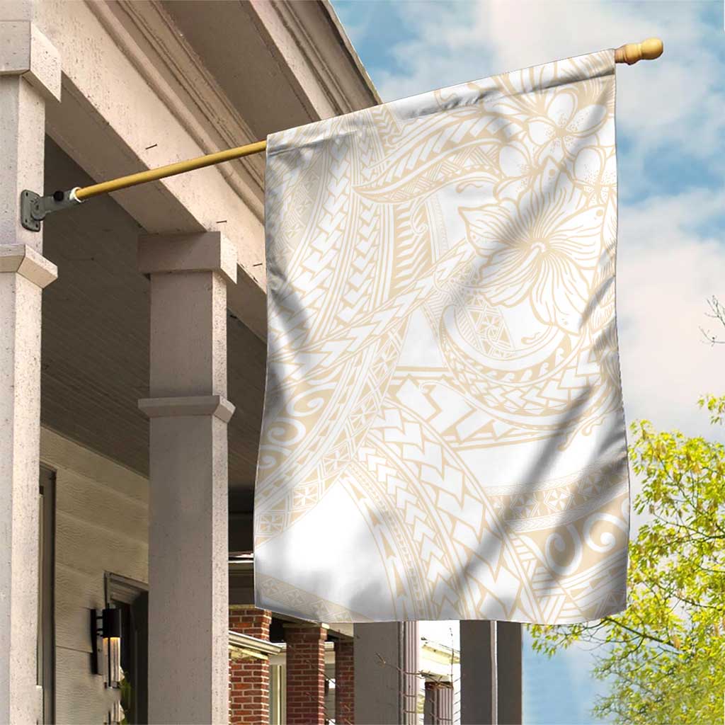 Samoa Lotu Tamaiti Ivory Garden Flag Teuila Tatau - Polynesian Pride