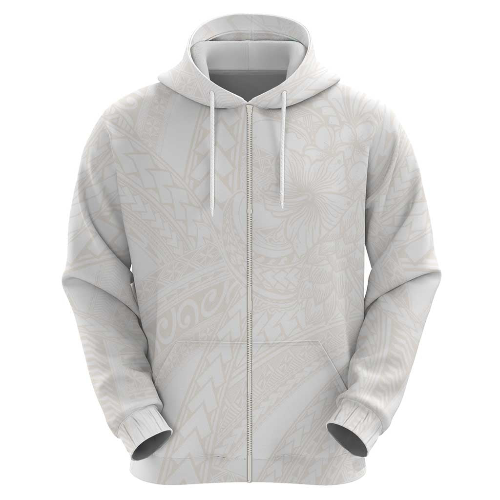 Samoa Lotu Tamaiti Ivory Hoodie Teuila Tatau - Polynesian Pride