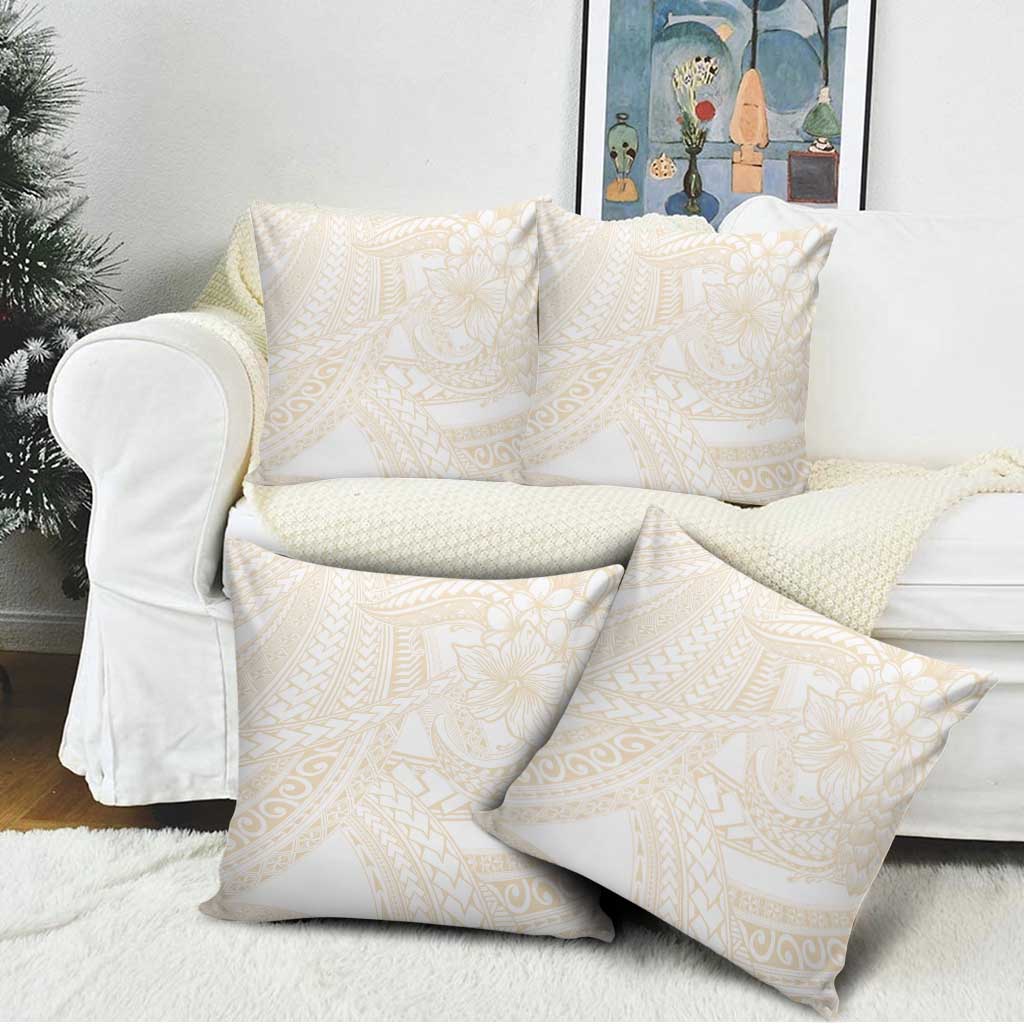 Samoa Lotu Tamaiti Ivory Pillow Cover Teuila Tatau LT7 - Polynesian Pride