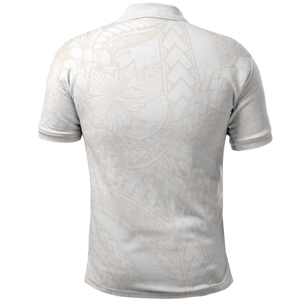 Samoa Lotu Tamaiti Ivory Polo Shirt Teuila Tatau - Polynesian Pride