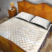 Samoa Lotu Tamaiti Ivory Quilt Bed Set Teuila Tatau - Polynesian Pride