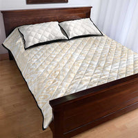 Samoa Lotu Tamaiti Ivory Quilt Bed Set Teuila Tatau - Polynesian Pride