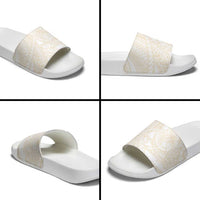 Samoa Lotu Tamaiti Ivory Slide Sandals Teuila Tatau LT7 - Polynesian Pride