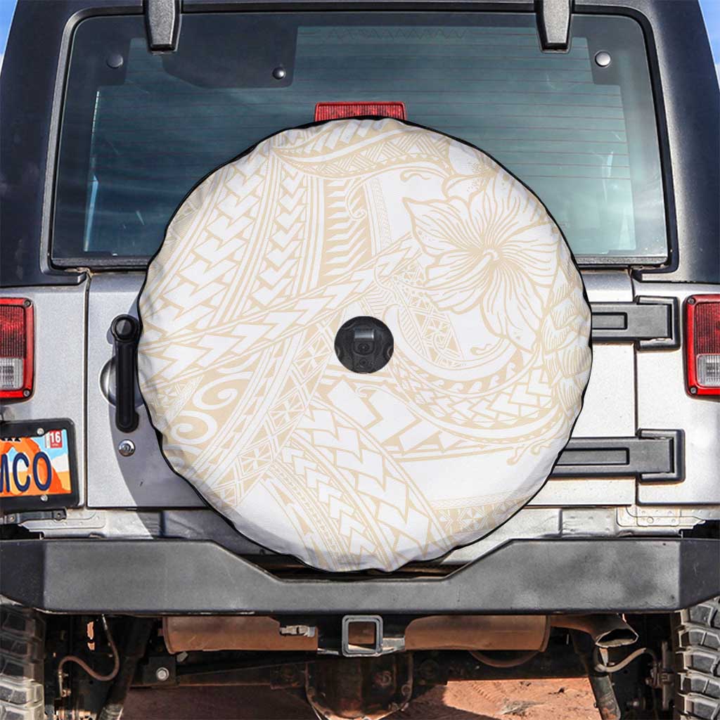 Samoa Lotu Tamaiti Ivory Spare Tire Cover Teuila Tatau - Polynesian Pride