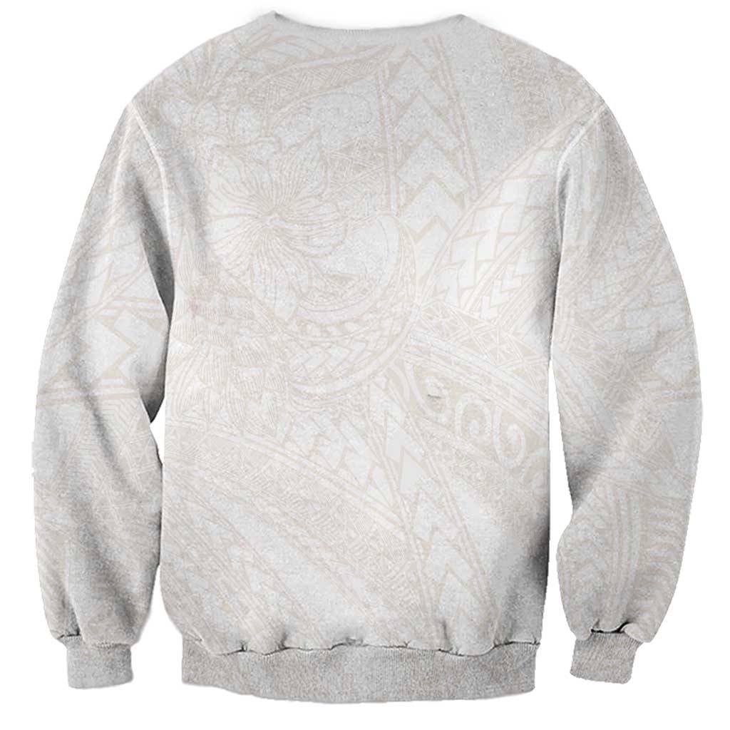 Samoa Lotu Tamaiti Ivory Sweatshirt Teuila Tatau - Polynesian Pride