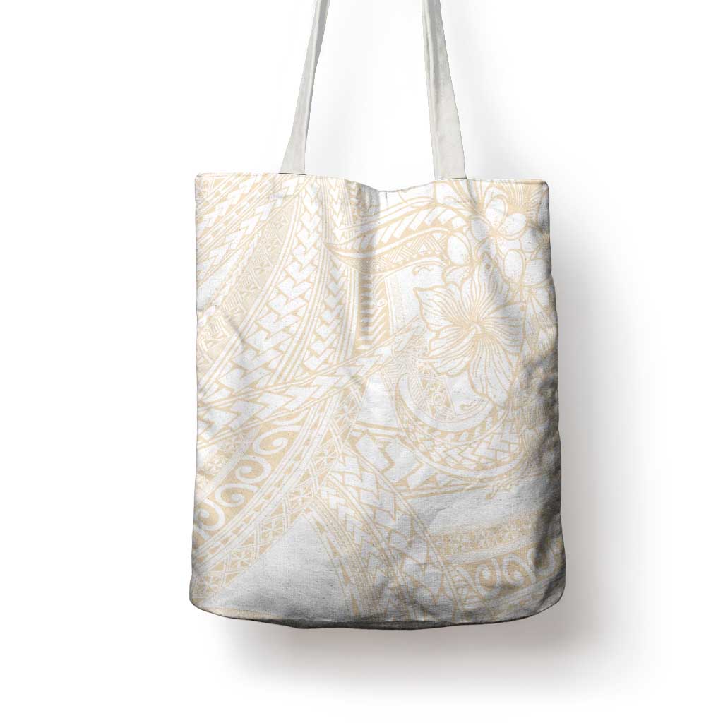 Samoa Lotu Tamaiti Ivory Tote Bag Teuila Tatau LT7 - Polynesian Pride