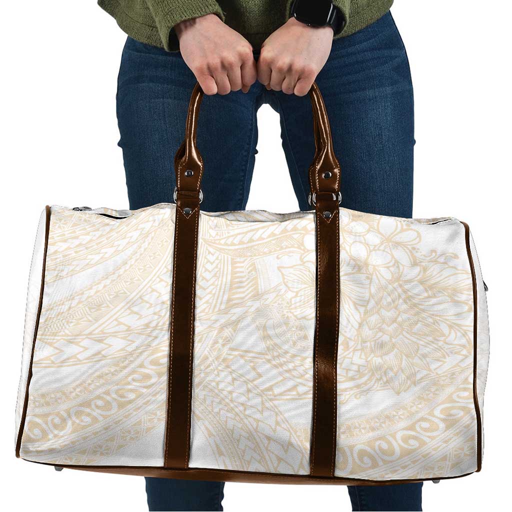 Samoa Lotu Tamaiti Ivory Travel Bag Teuila Tatau - Polynesian Pride