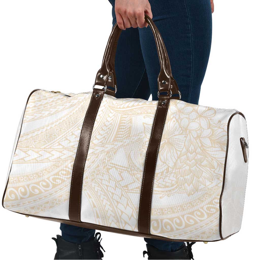 Samoa Lotu Tamaiti Ivory Travel Bag Teuila Tatau - Polynesian Pride