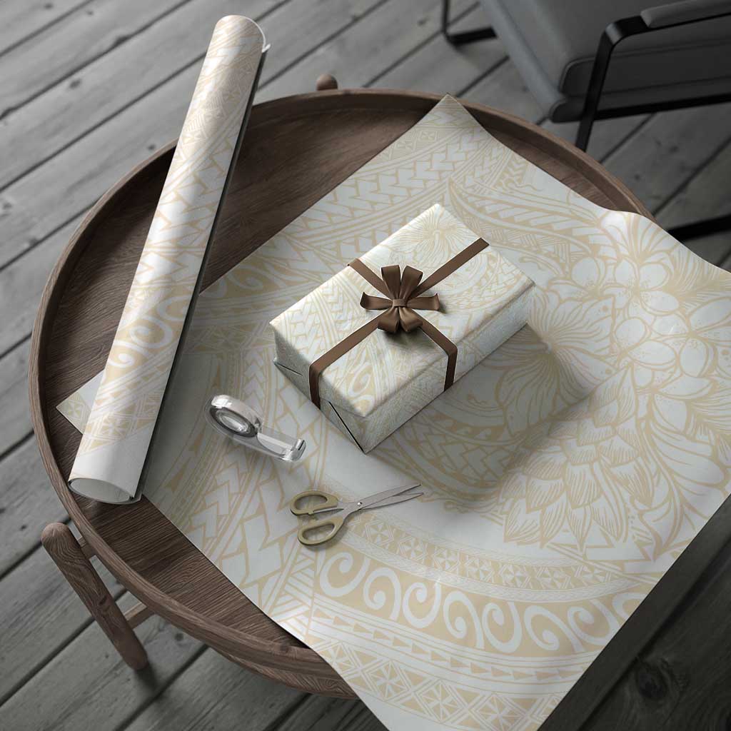 Samoa Lotu Tamaiti Ivory Wrapping Paper Teuila Tatau