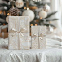 Samoa Lotu Tamaiti Ivory Wrapping Paper Teuila Tatau