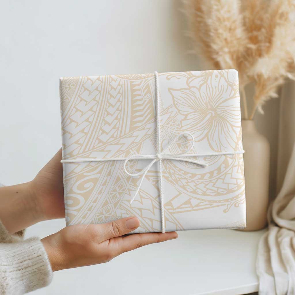 Samoa Lotu Tamaiti Ivory Wrapping Paper Teuila Tatau