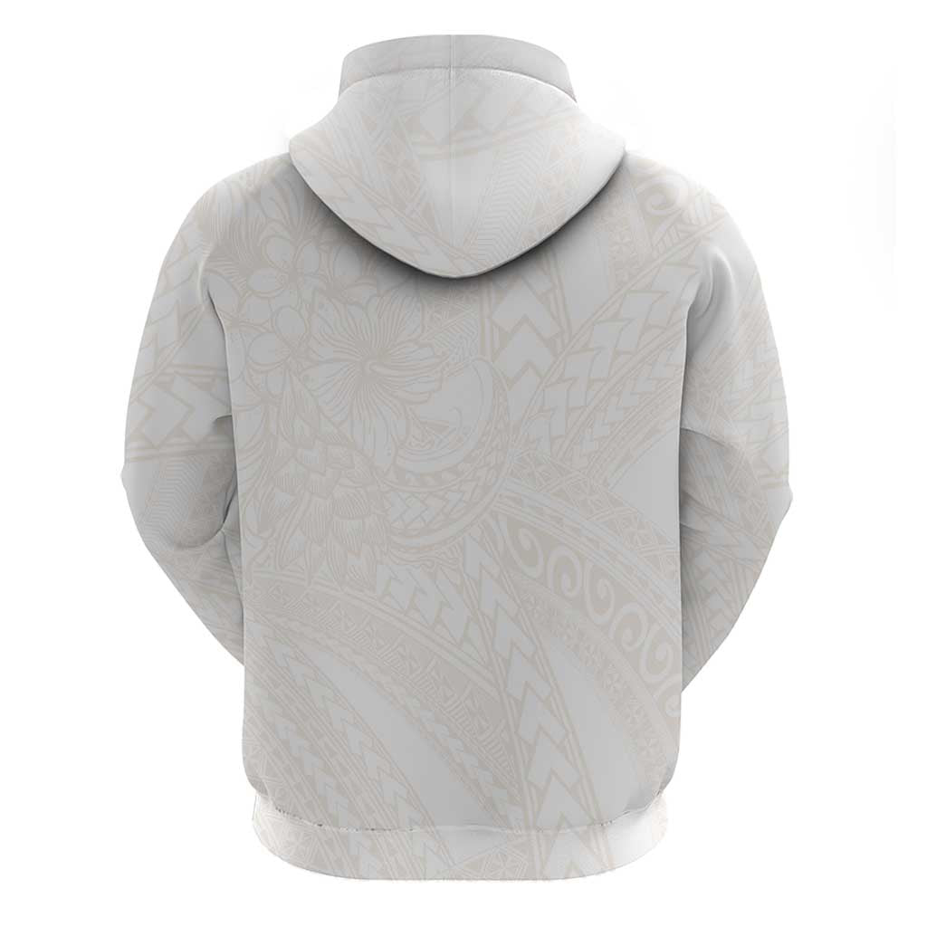 Samoa Lotu Tamaiti Ivory Zip Hoodie Teuila Tatau - Polynesian Pride