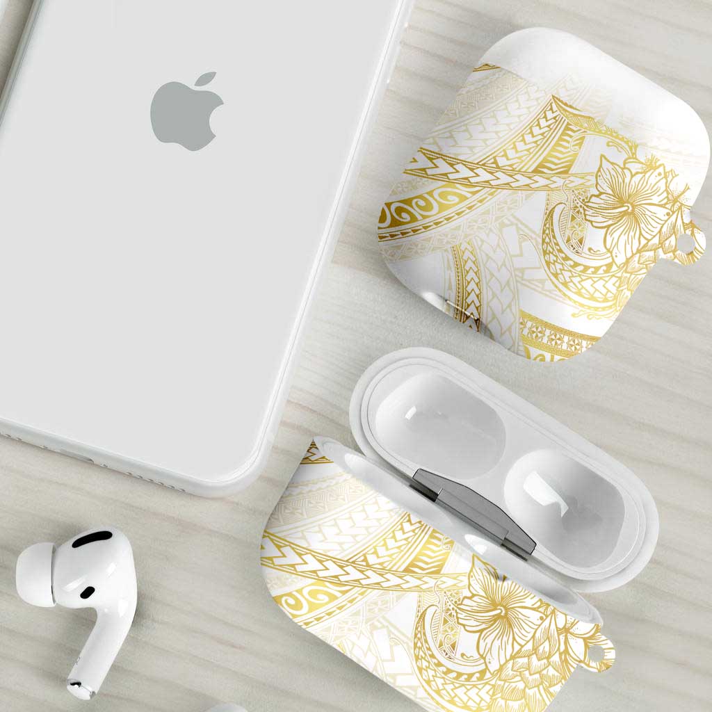 Samoa Lotu Tamaiti Gold AirPods Case Teuila Tatau - Polynesian Pride