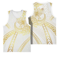 Samoa Lotu Tamaiti Gold Basketball Jersey Teuila Tatau - Polynesian Pride
