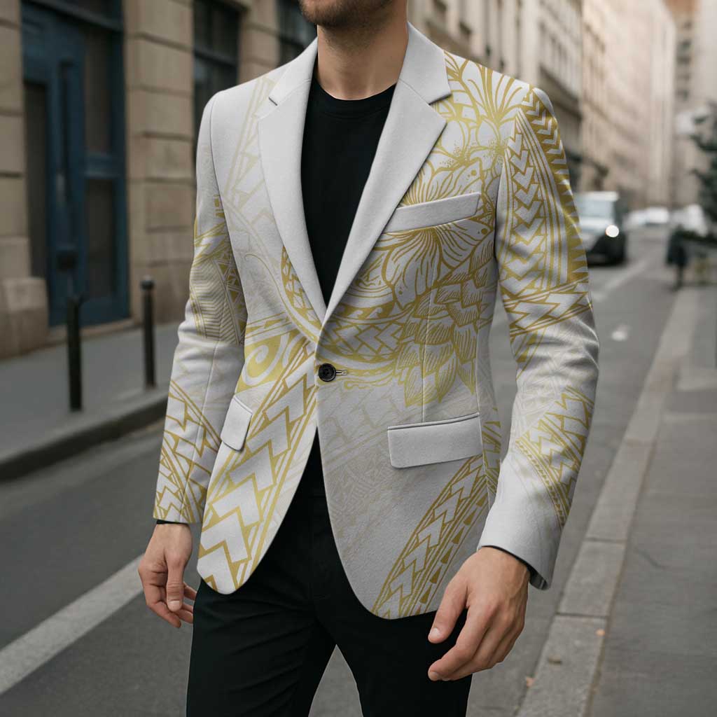 Samoa Lotu Tamaiti Gold Blazer Teuila Tatau LT7 - Polynesian Pride
