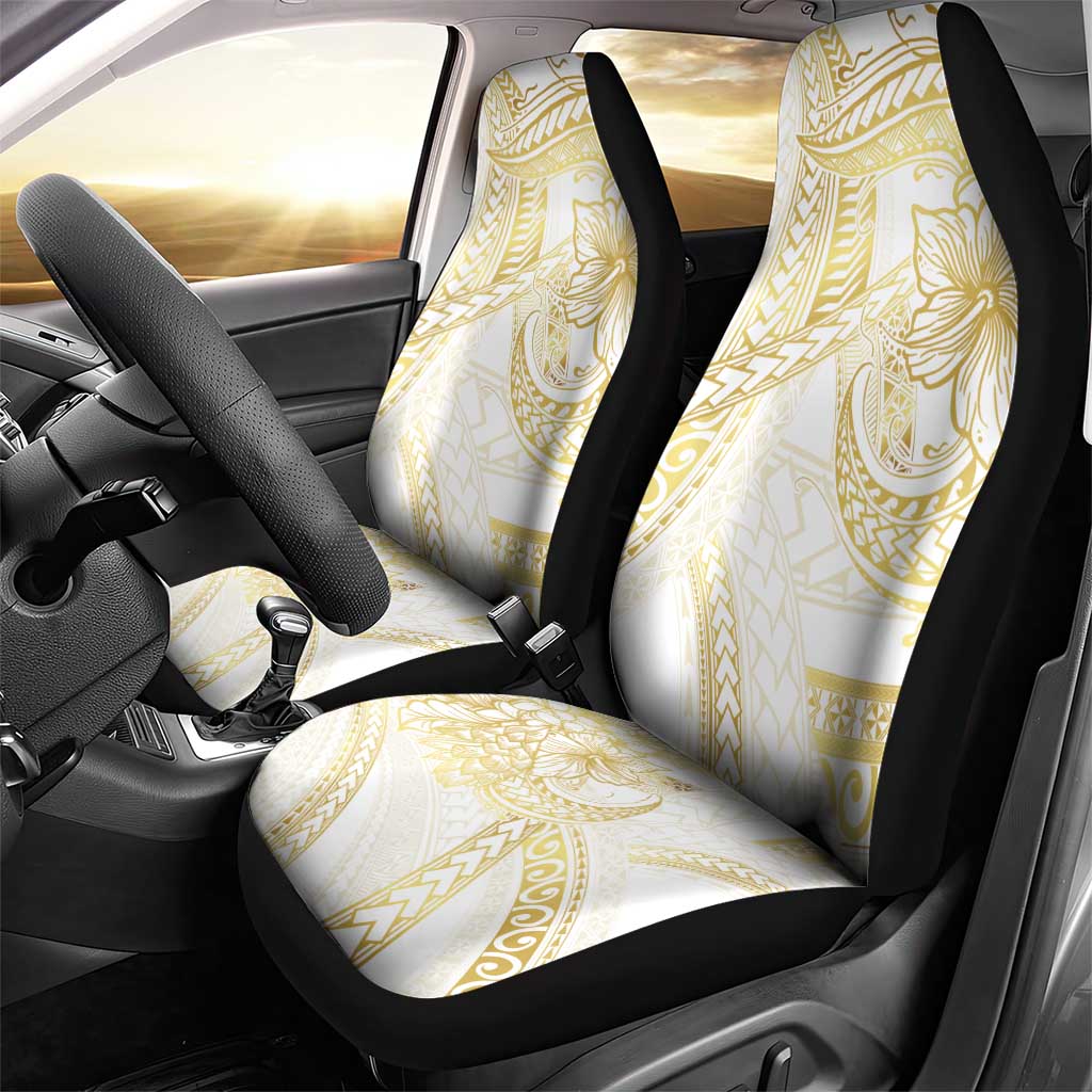 Samoa Lotu Tamaiti Gold Car Seat Cover Teuila Tatau - Polynesian Pride