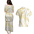 Samoa Lotu Tamaiti Gold Couples Matching Puletasi and Hawaiian Shirt Teuila Tatau - Polynesian Pride