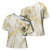 Samoa Lotu Tamaiti Gold Cross Shoulder Shirt Teuila Tatau - Polynesian Pride