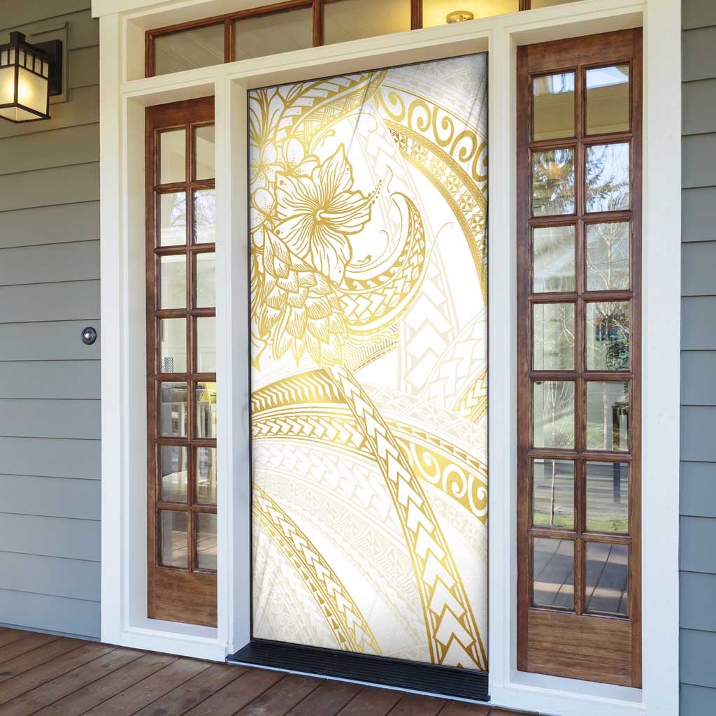 Samoa Lotu Tamaiti Gold Door Cover Teuila Tatau - Polynesian Pride