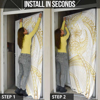 Samoa Lotu Tamaiti Gold Door Cover Teuila Tatau - Polynesian Pride