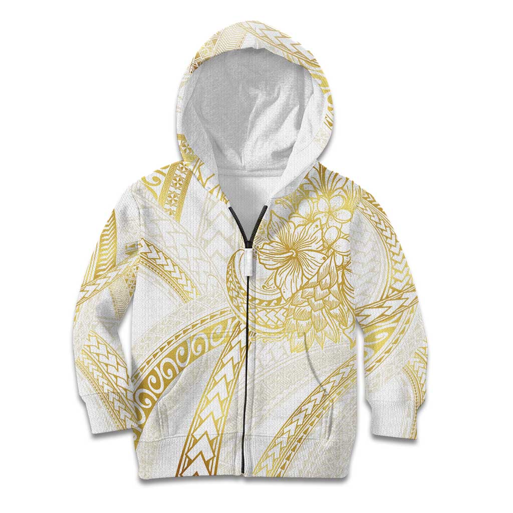 Samoa Lotu Tamaiti Gold Kid Hoodie Teuila Tatau - Polynesian Pride