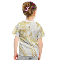 Samoa Lotu Tamaiti Gold Kid T Shirt Teuila Tatau - Polynesian Pride