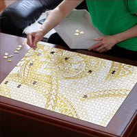 Samoa Lotu Tamaiti Gold Puzzle Teuila Tatau - Polynesian Pride
