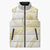 Samoa Lotu Tamaiti Gold Sleeveless Puffer Jacket Teuila Tatau - Polynesian Pride