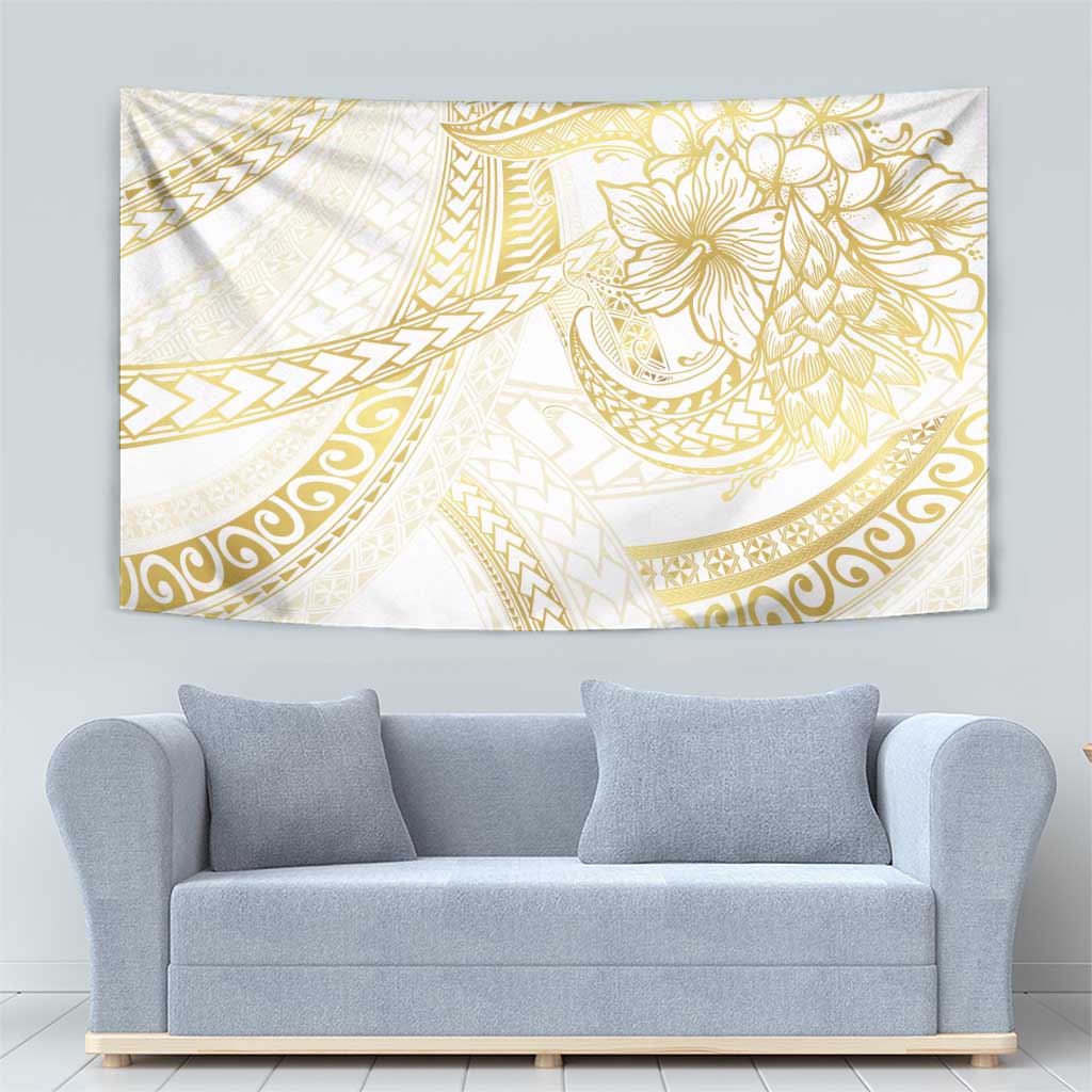 Samoa Lotu Tamaiti Gold Tapestry Teuila Tatau - Polynesian Pride